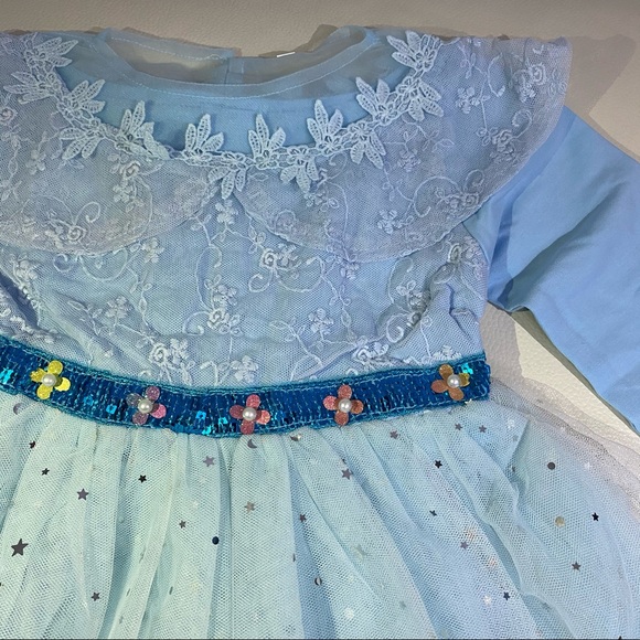 Frozen Elsa embroidered sparkly costume dress - Picture 8 of 10